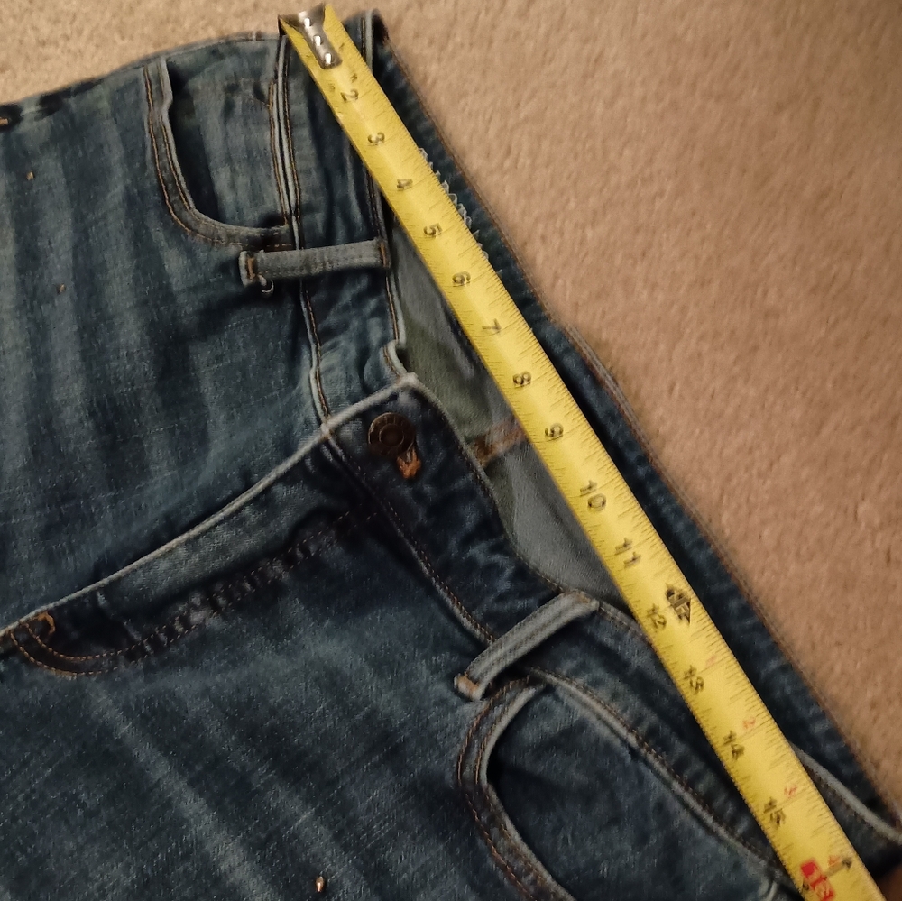Talbots Studded Flawless Slim Ankle Jeans Size 16P Classic Denim Style Y2K - Picture 5 of 14